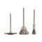 60 Pack Stainless Steel Wire Brush Drill Bits for Rotary Tool Attachment, Rust Cleaning Metal Buffing Wheels, 3 Shapes